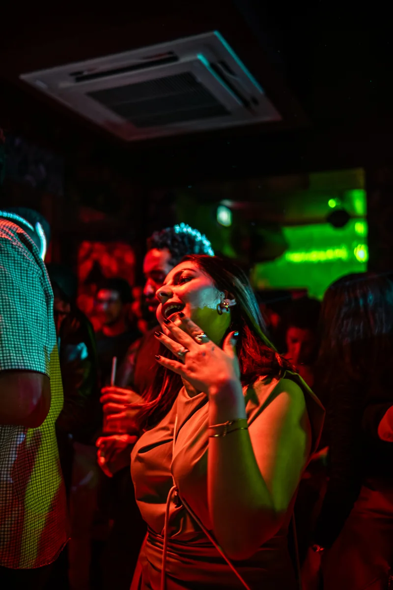 Un instant sur le dancefloor.